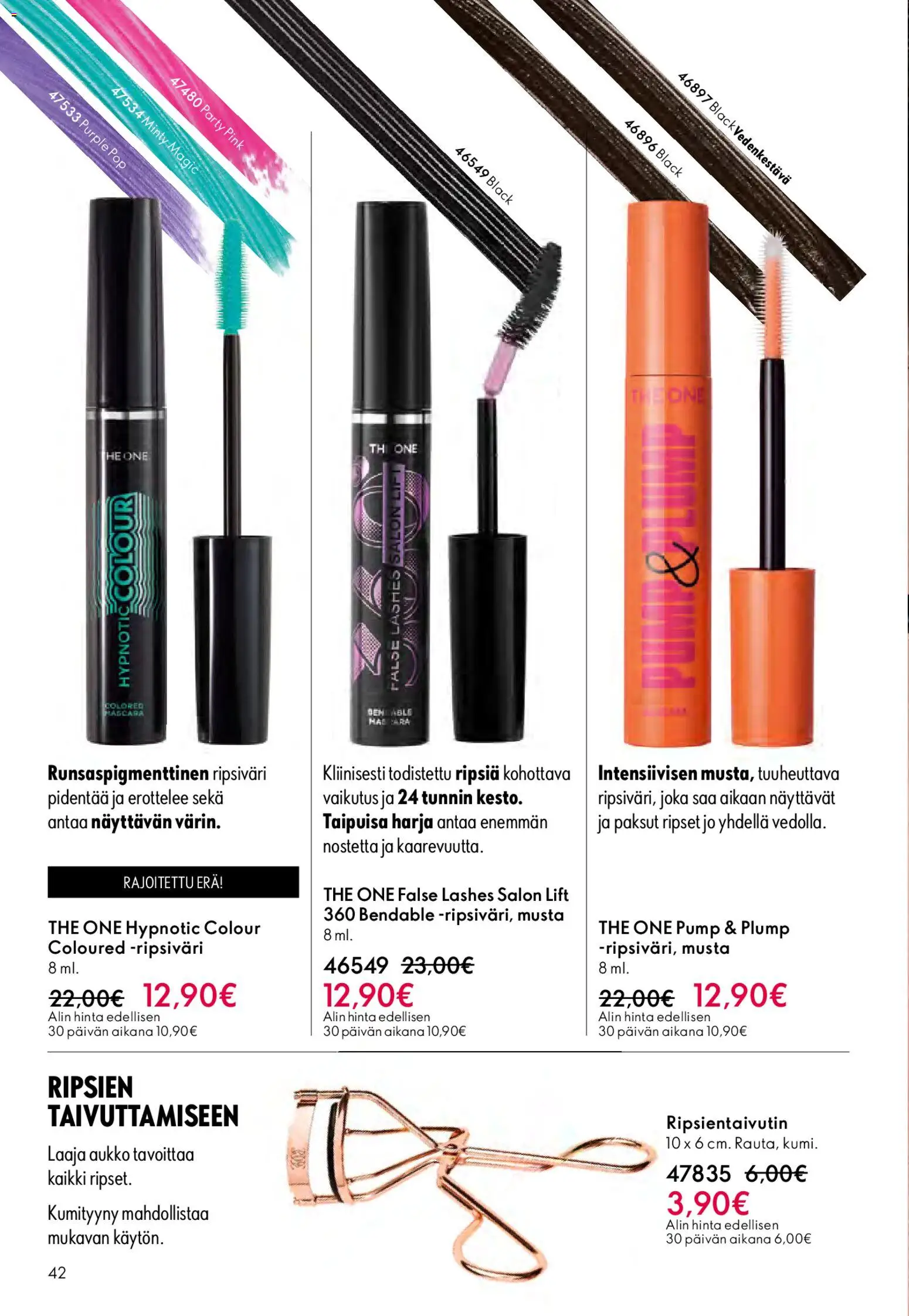 Oriflame - Esite 06 – voimassa 22.04.2026 alkaen | Sivu: 42 | Tuotteet: Harja, Ripsiväri