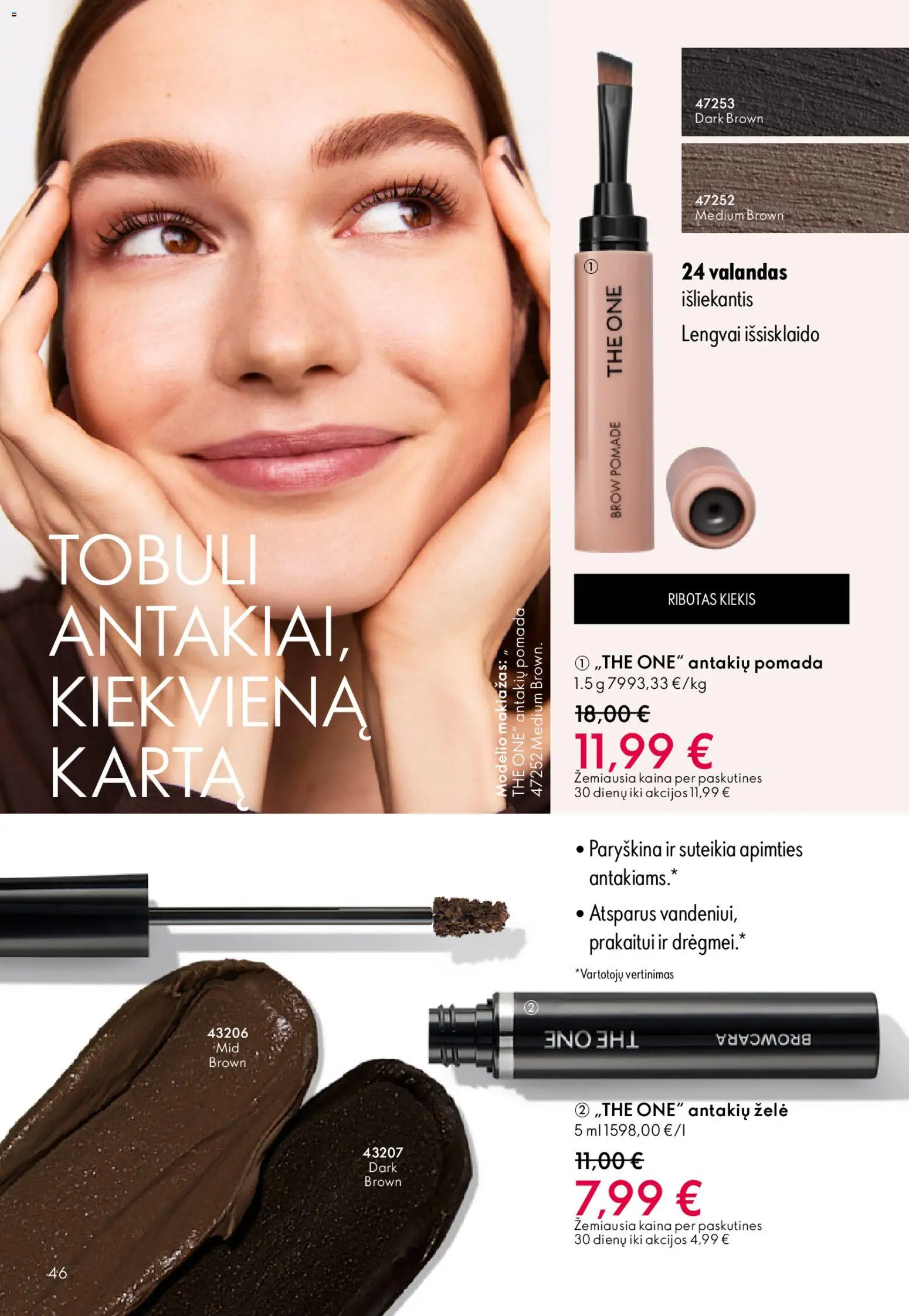 Oriflame akcijos nuo 18.02.2026 | Puslapis: 46 | Prekių: Makiažas