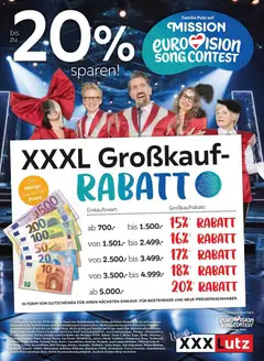 XXXLutz XXXLutz Großkauf-Rabatt ab 31.03.2026 gültig