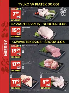 Delikatesy Centrum Gazetka od 29.05.2025 | Strona: 18 | Produkty: Schab, Mięso, Schab wieprzowy, Kaczka