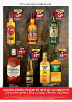 Pogląd oferty "Wafelek Gazetka alkoholowa" - ważna od 03.11.2025 | Strona: 3 | Produkty: Jameson, Metaxa, Regał, Whisky