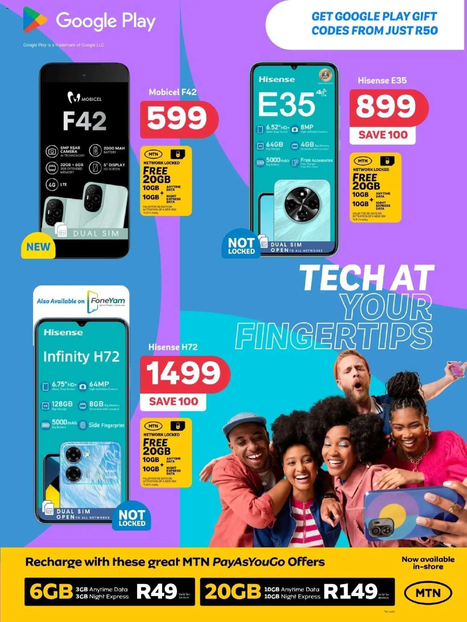 New PEP Stores catalogue – valid from 03.12.2025 | Page: 5 | Products: Sim, Cover, Battery, Water