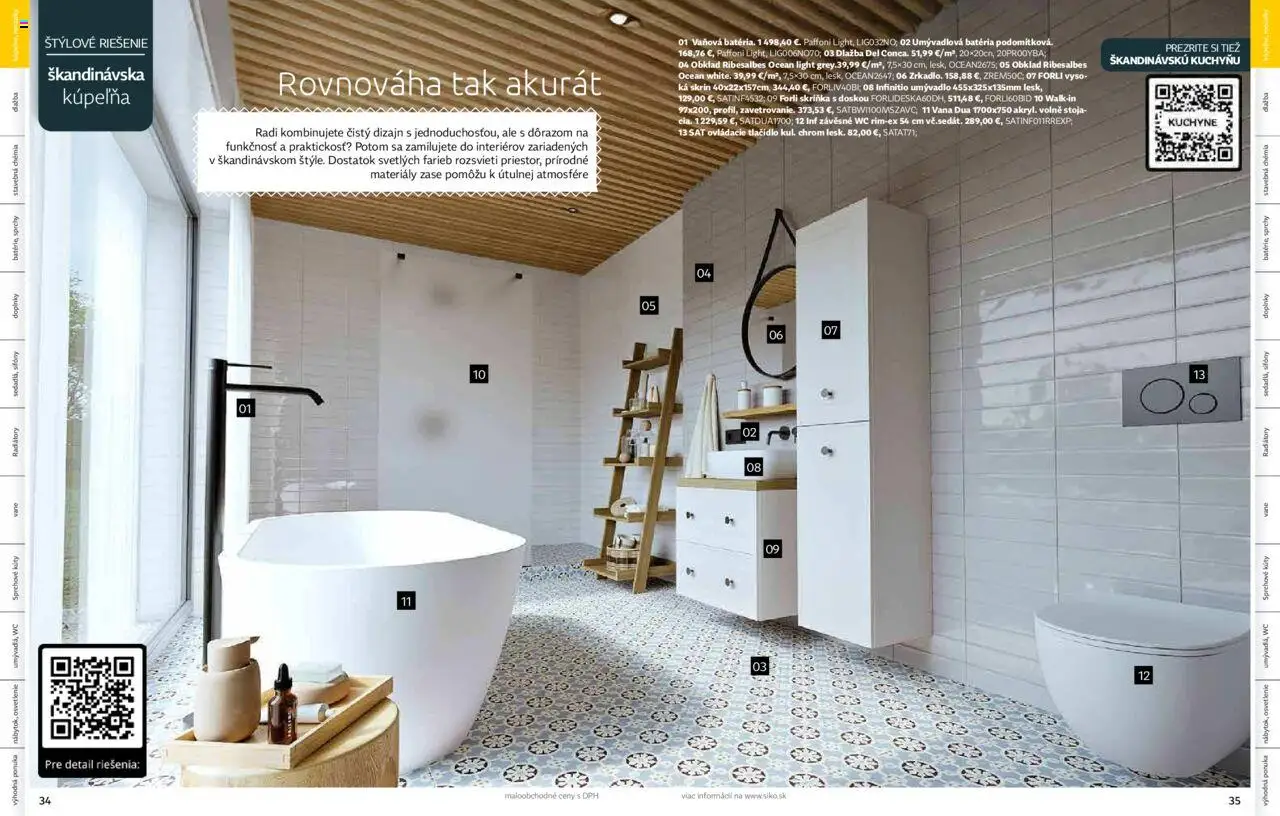 Nové Siko akcie – leták je platný od 01.09.2025 | Strana: 18 | Produkty: Osvetlenie, Kúpelňa, Vaňa, Skrinka