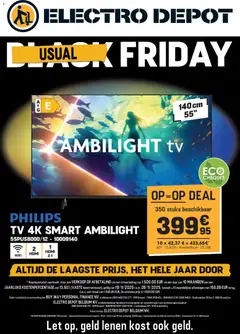 Electro Depot - Black Friday - Voorbeeld van een folder van Electro Depot, geldig van 19.11.2025