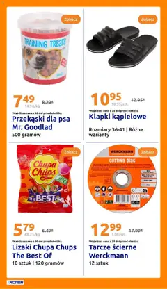 Action Gazetka od 11.06.2025 | Strona: 17 | Produkty: Klapki, Lizaki, Lizaki chupa chups