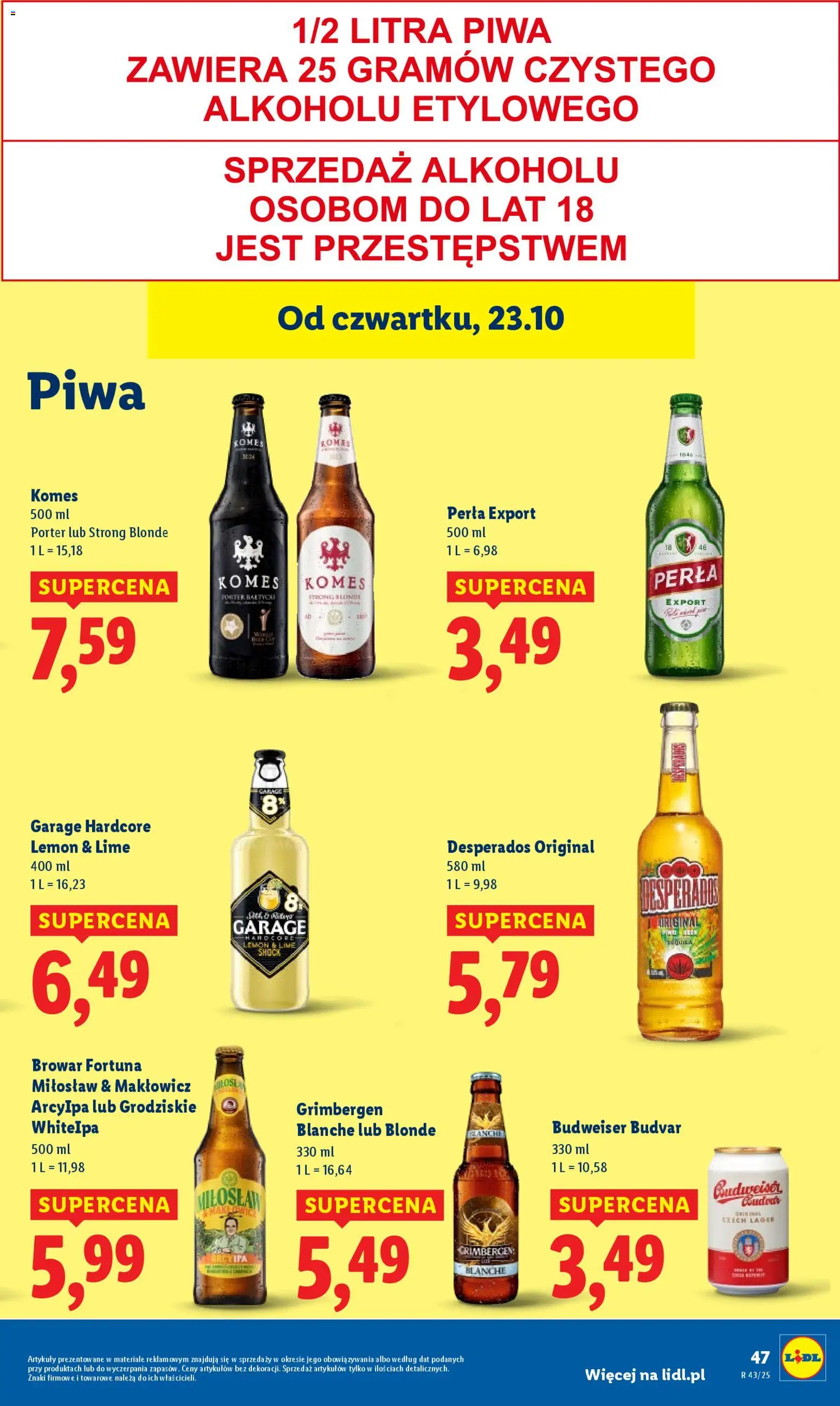 Lidl Gazetka od 23.10.2025 | Strona: 51 | Produkty: Tequila