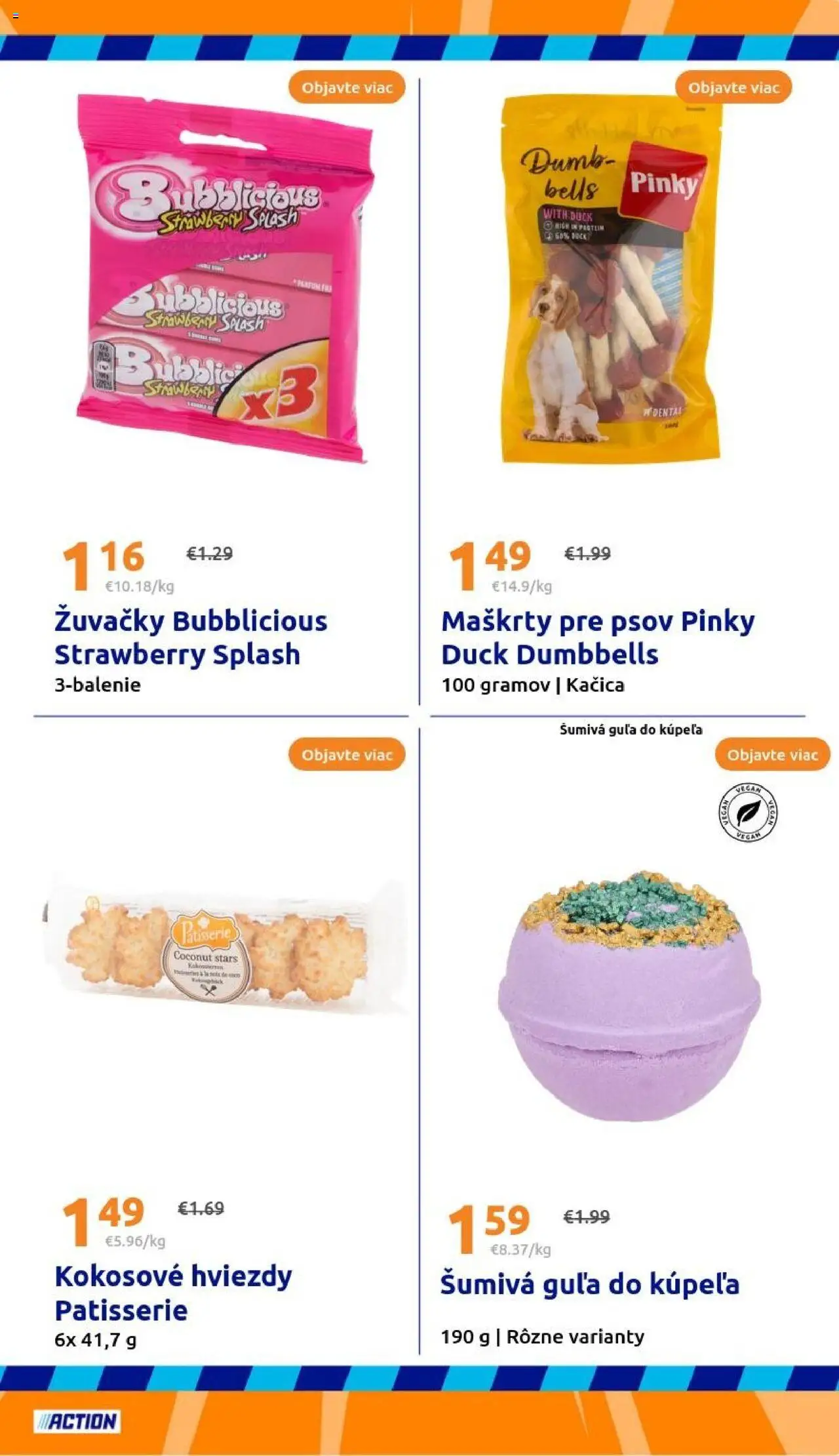 Nové Action akcie – leták je platný od 17.09.2025 | Strana: 25 | Produkty: Protein, Kačica