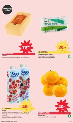 Gouda, ca 1kg, fetthalt 28% - Förhandsvisning av reklamblad från butik Hemköp aktuell från 03.11.2025 | Sida: 2