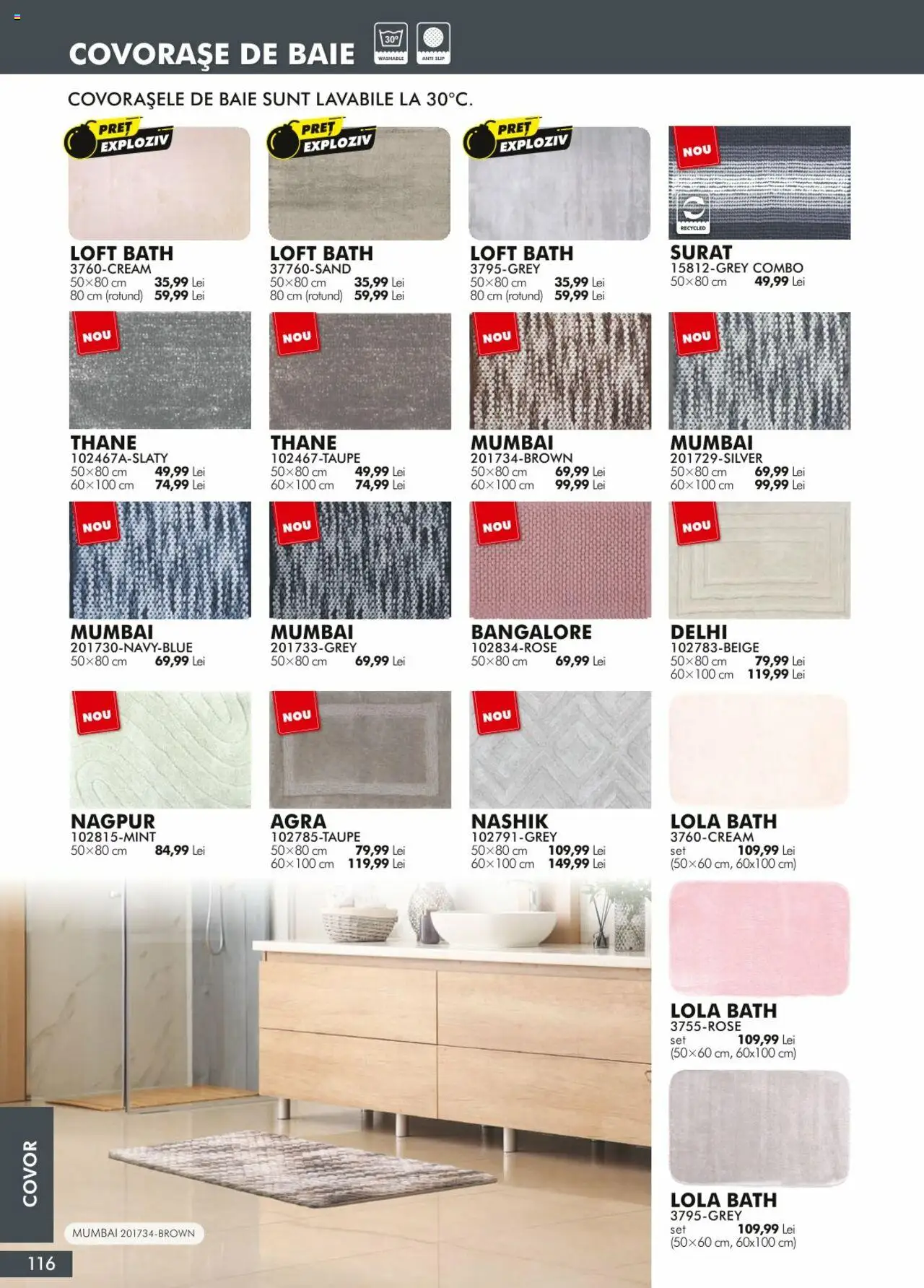 Noul catalog Diego – valabil de la 01.04.2024 | Pagină: 116 | Produse: Covor, Slip