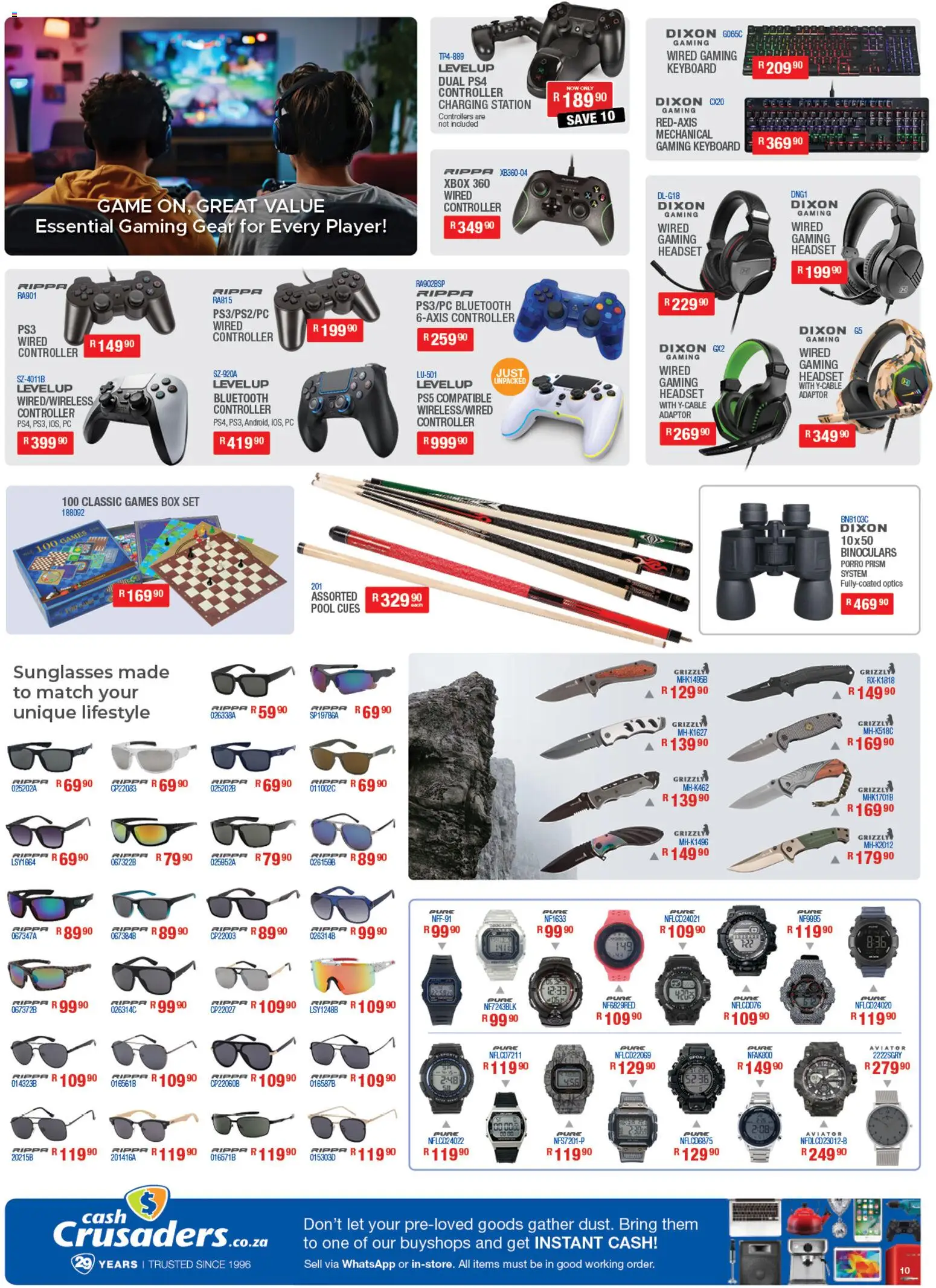 New Cash Crusaders catalogue – valid from 23.10.2025 | Page: 10 | Products: Headset, PC, Xbox, Box