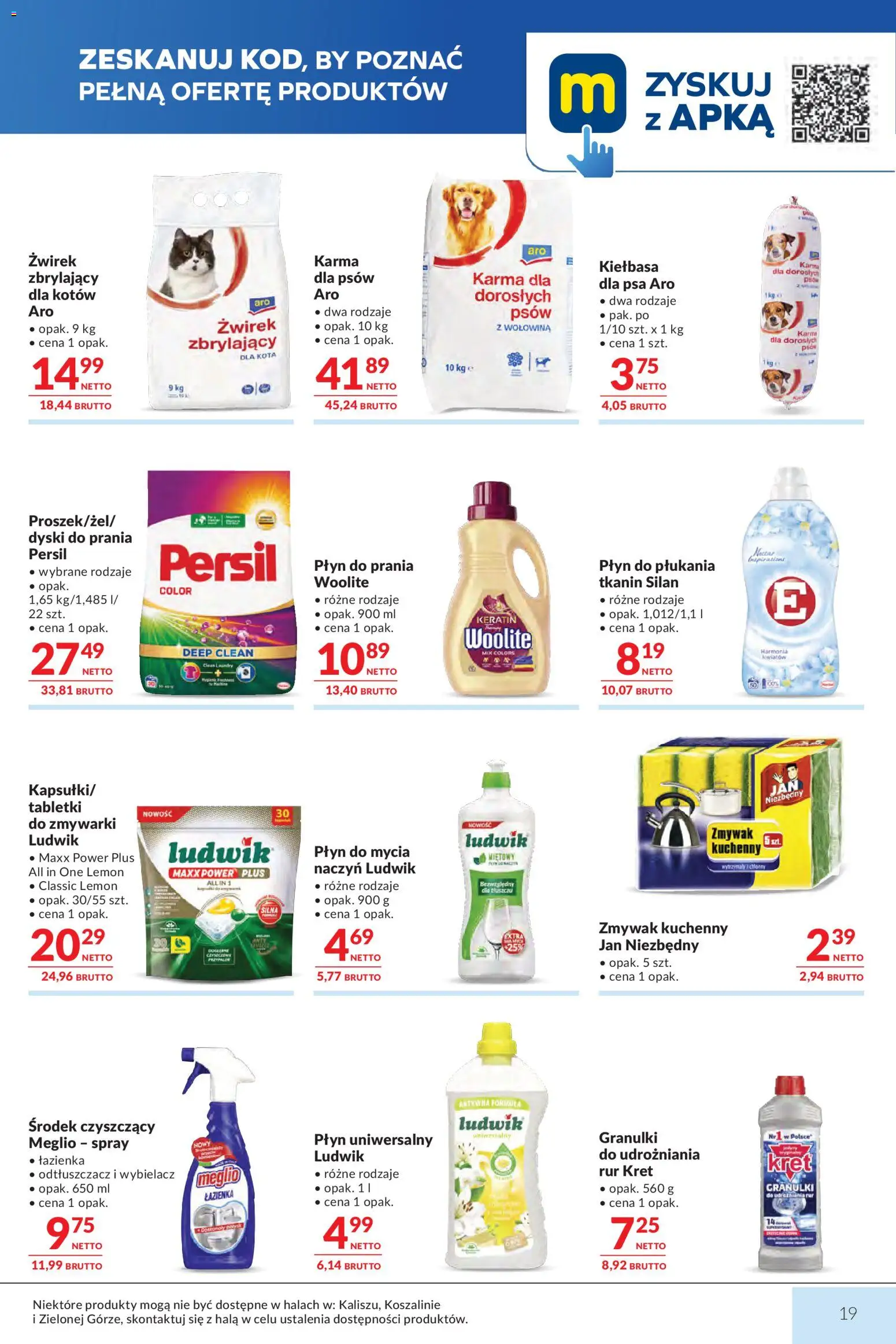 Makro Gazetka od 20.01.2026 | Strona: 19 | Produkty: Kiełbasa, Meglio, Persil, Wołowina