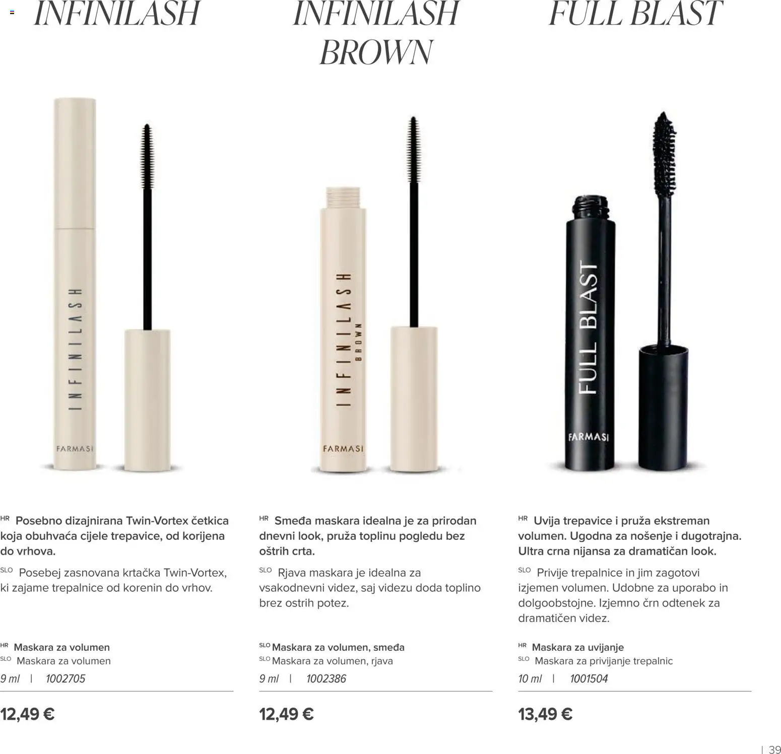 Farmasi katalog | vrijedi od 02.03.2026 | Stranica: 39 | Proizvodi: Maskara