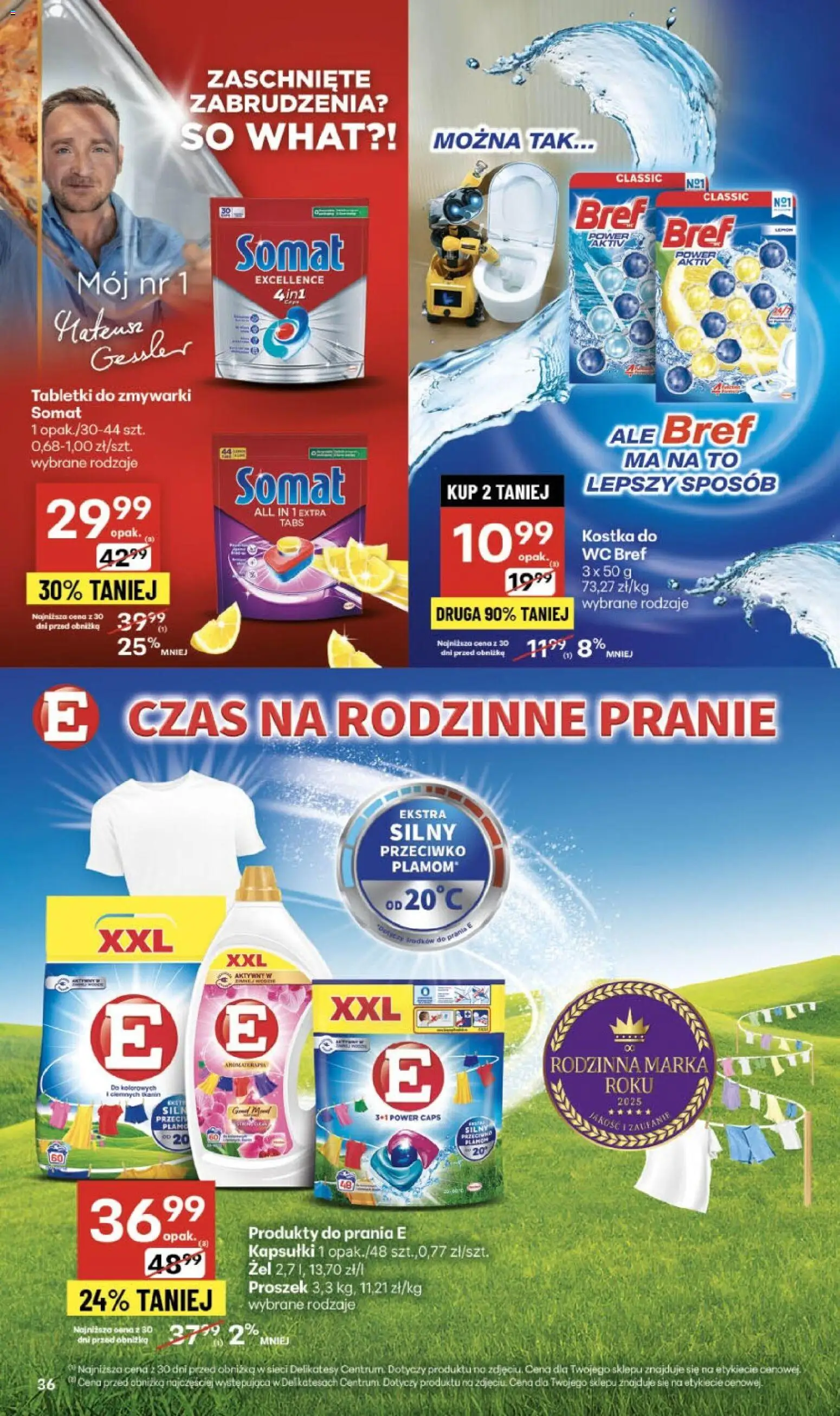 Delikatesy Centrum Black Friday od 20.11.2025 | Strona: 36 | Produkty: Delikatesy, Tabletki do zmywarki