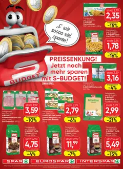 Spar S-BUDGET - Kärnten  ab 30.10.2025 gültig