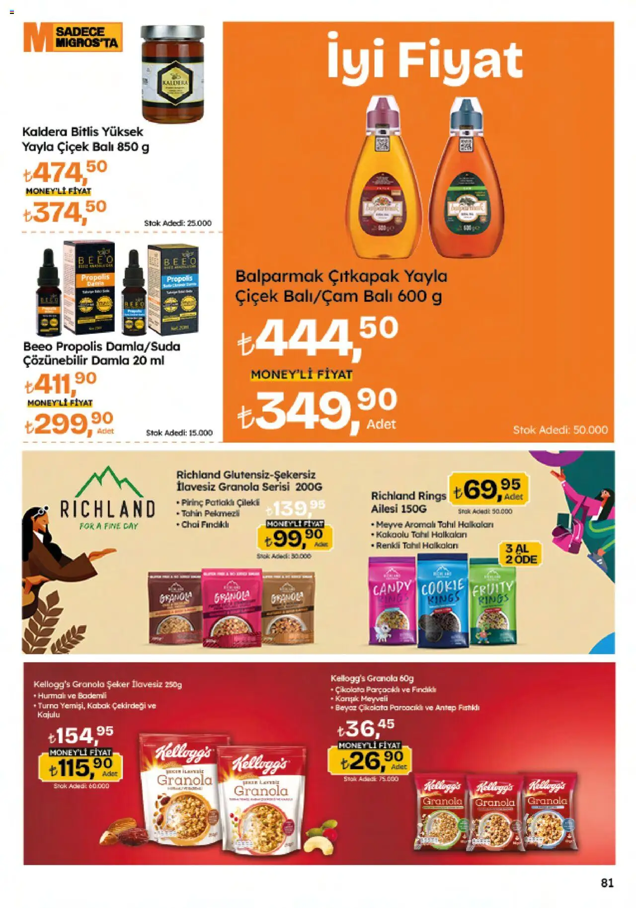 Migros Katalog - 5M Migroskop Dijital - 12.06.2025 tarihinden itibaren geçerlidir | Sayfa: 81 | Ürünler: Kabak, Çikolata, Meyve, Tahıl