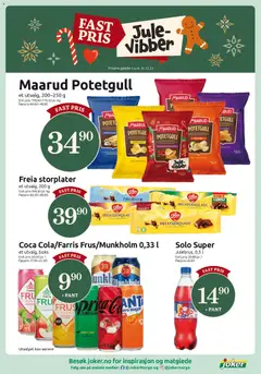 Forhåndsvisning av Maarud Potetgull, et utvalg, 200-250 g gyldig fra 09.12.2025 | Side: 8