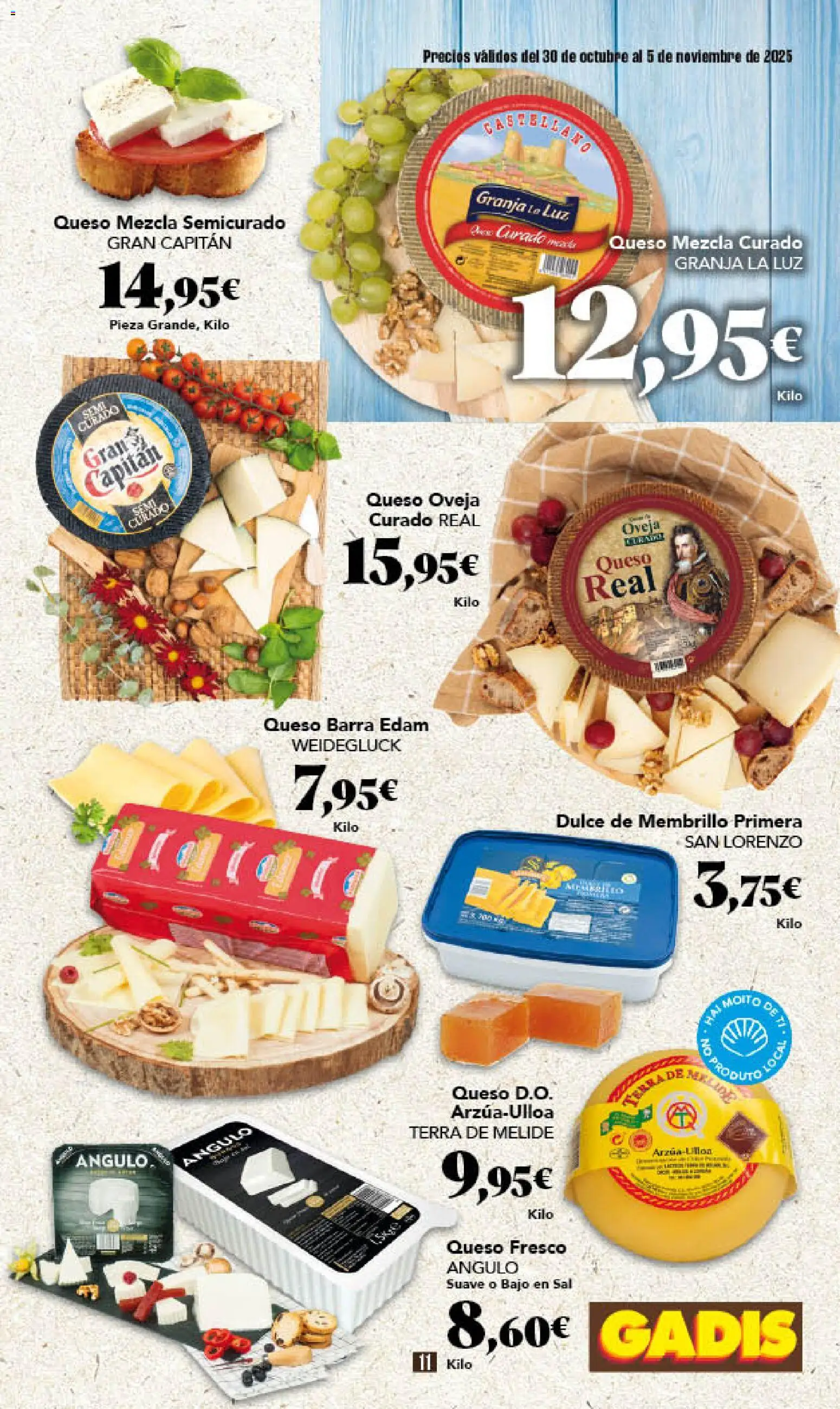 Gadis - folleto │ válido desde el 30.10.2025 | Página: 11 | Productos: Queso, Queso fresco