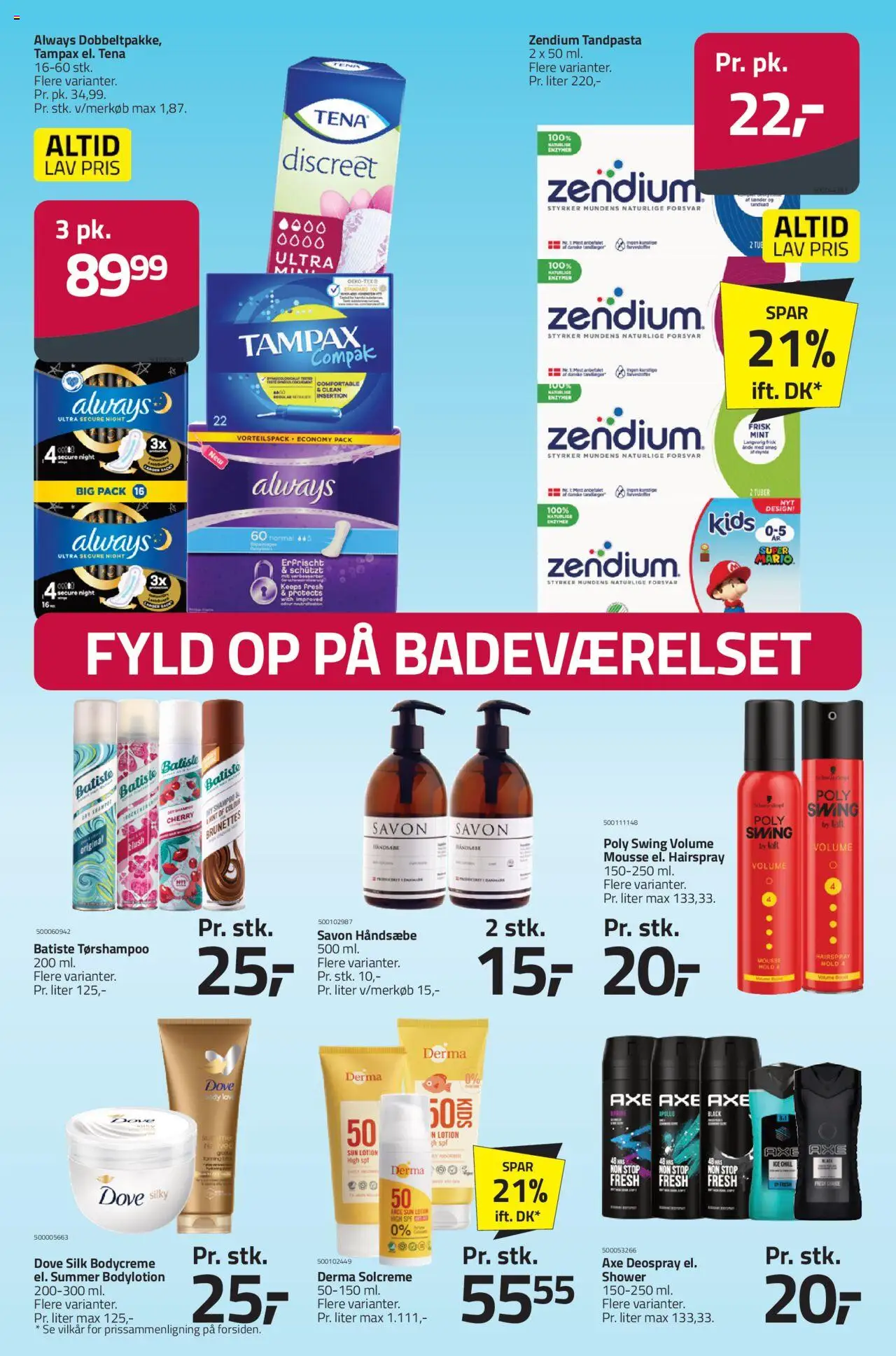 Fleggaard Tilbudsavis gyldig fra 06.08.2025 | Side: 46 | Produkter: Solcreme, Te, Tandpasta, Cherry