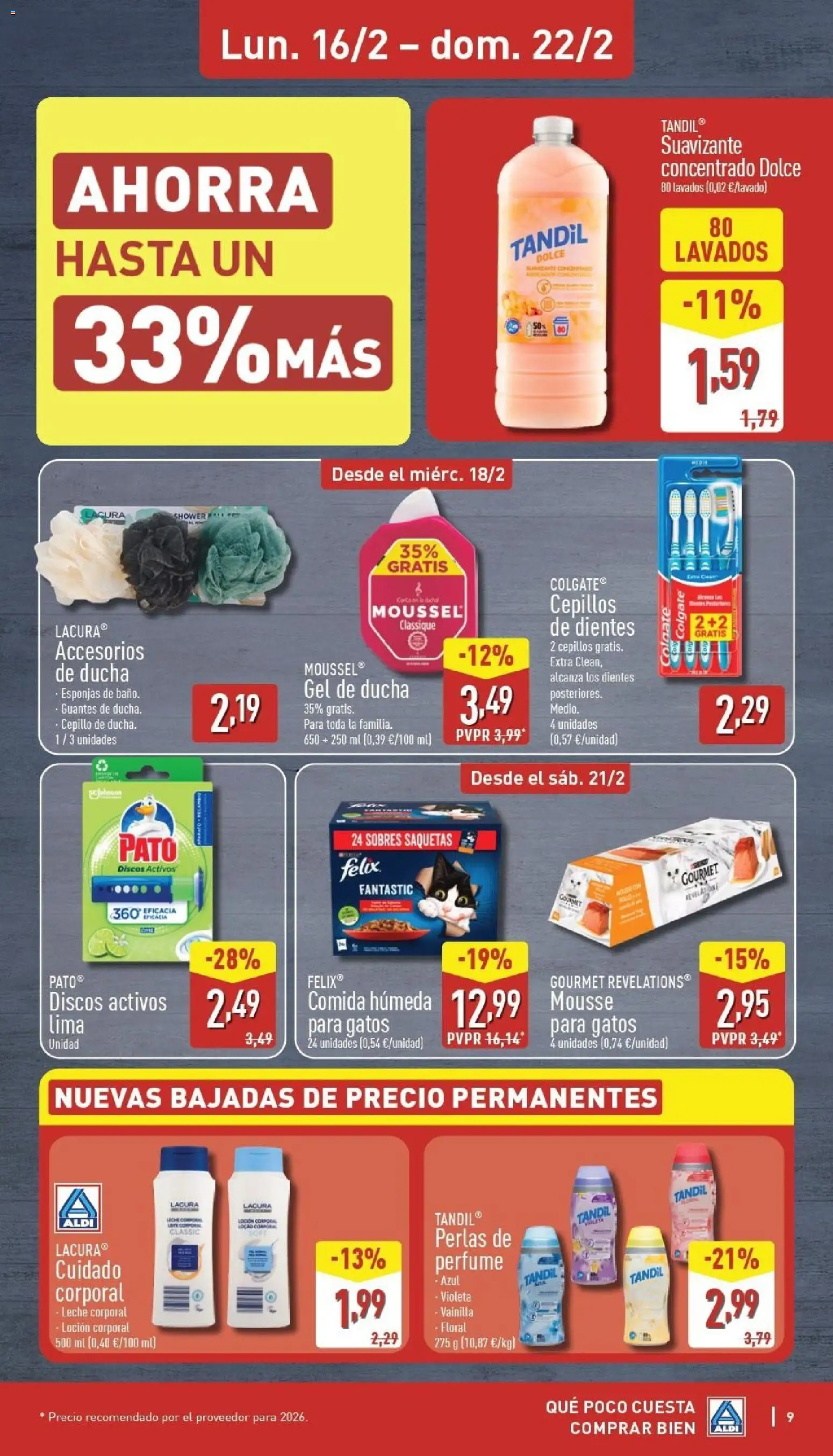 Aldi folleto Baleares │ válido desde el 16.02.2026 | Página: 9