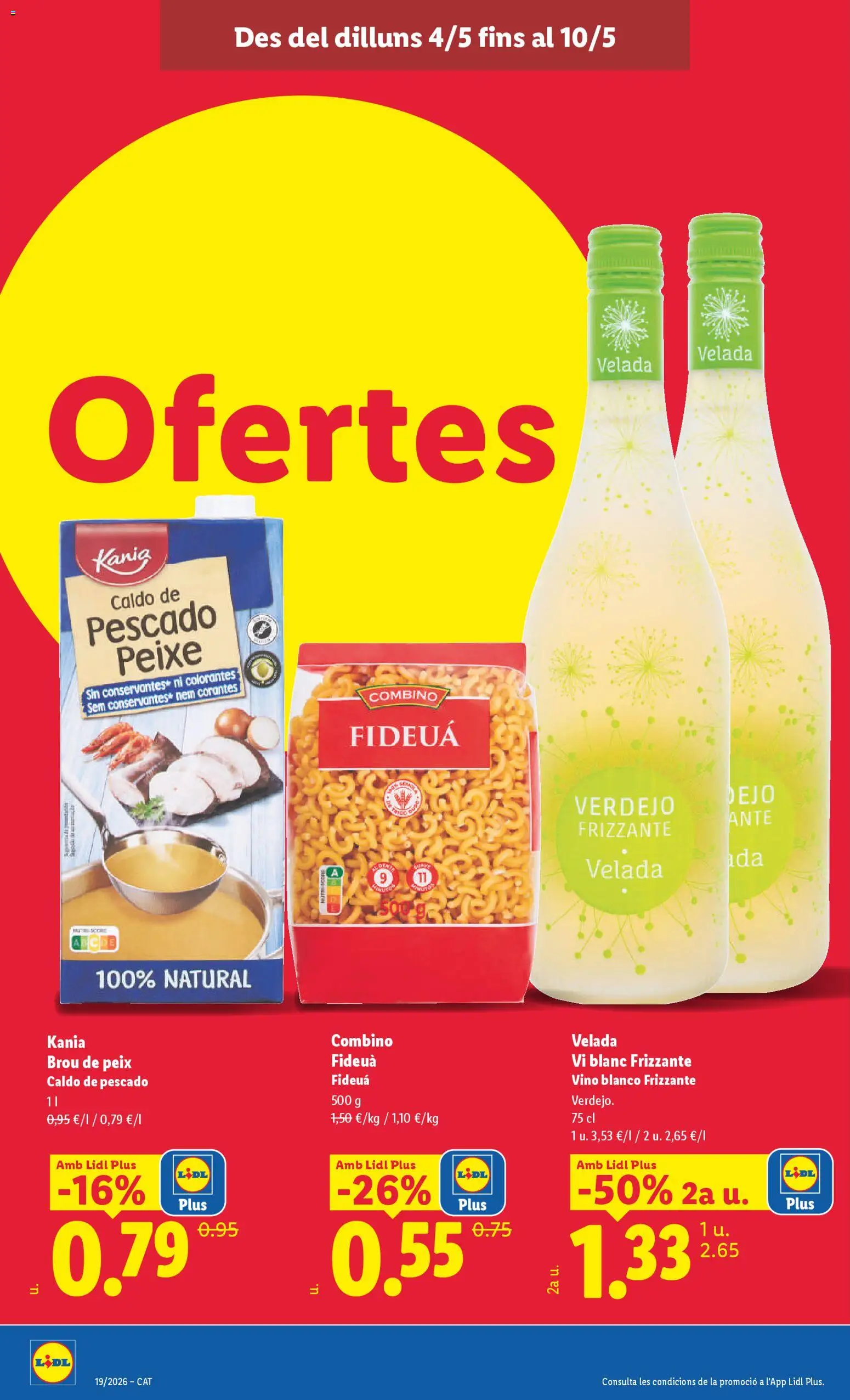 Lidl folleto │ válido desde el 04.05.2026 | Página: 14 | Productos: Vino, Pescado, Pasta