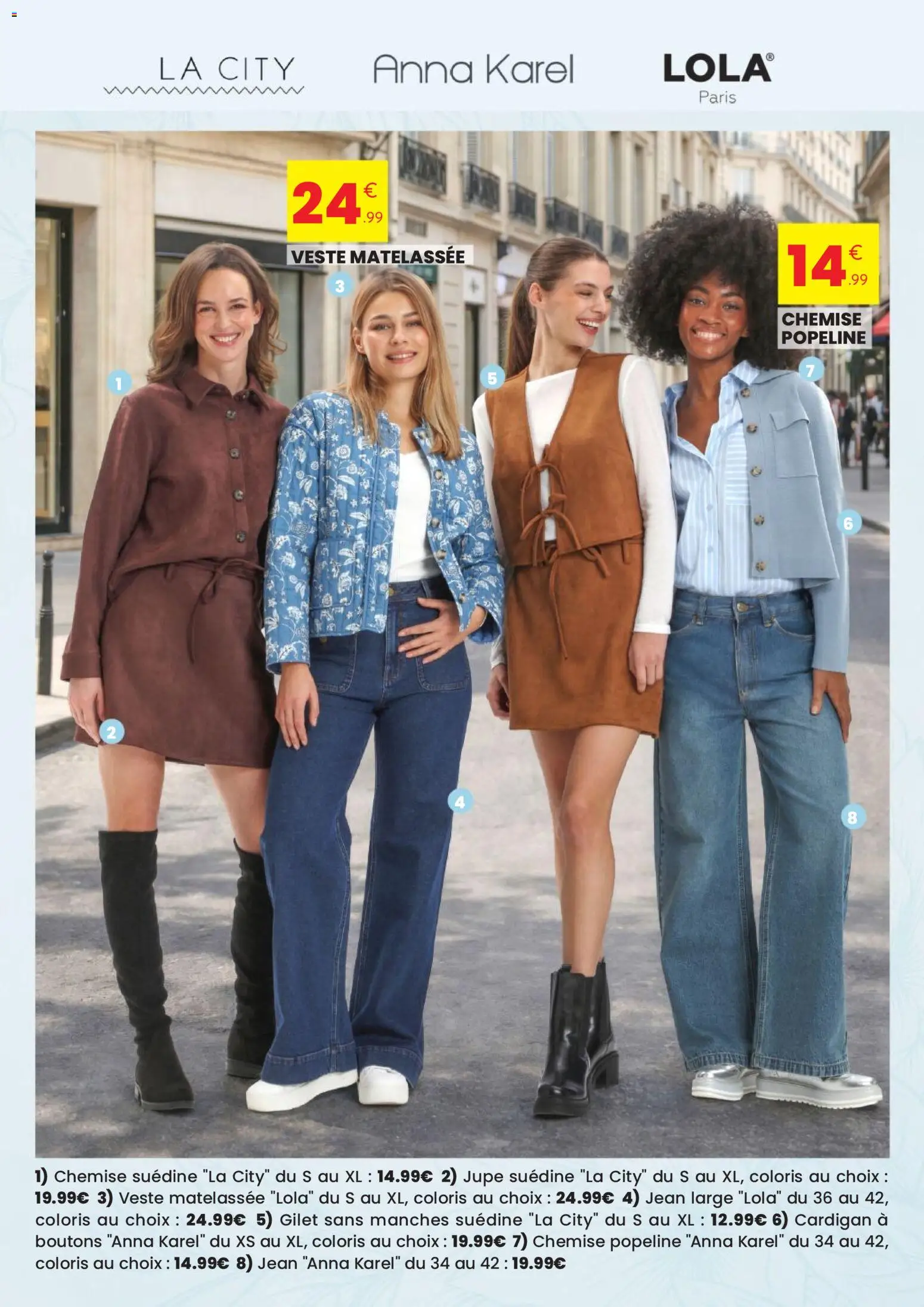 {H1} | Page: 2 | Produits: Cardigan, Jupe, Chemise, Gilet