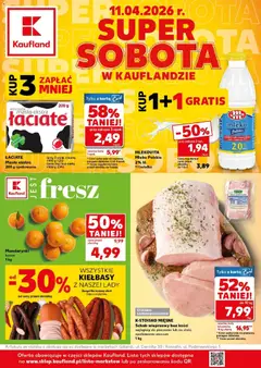 Pogląd oferty "Kaufland gazetka - Super Sobota" - ważna od 11.04.2026