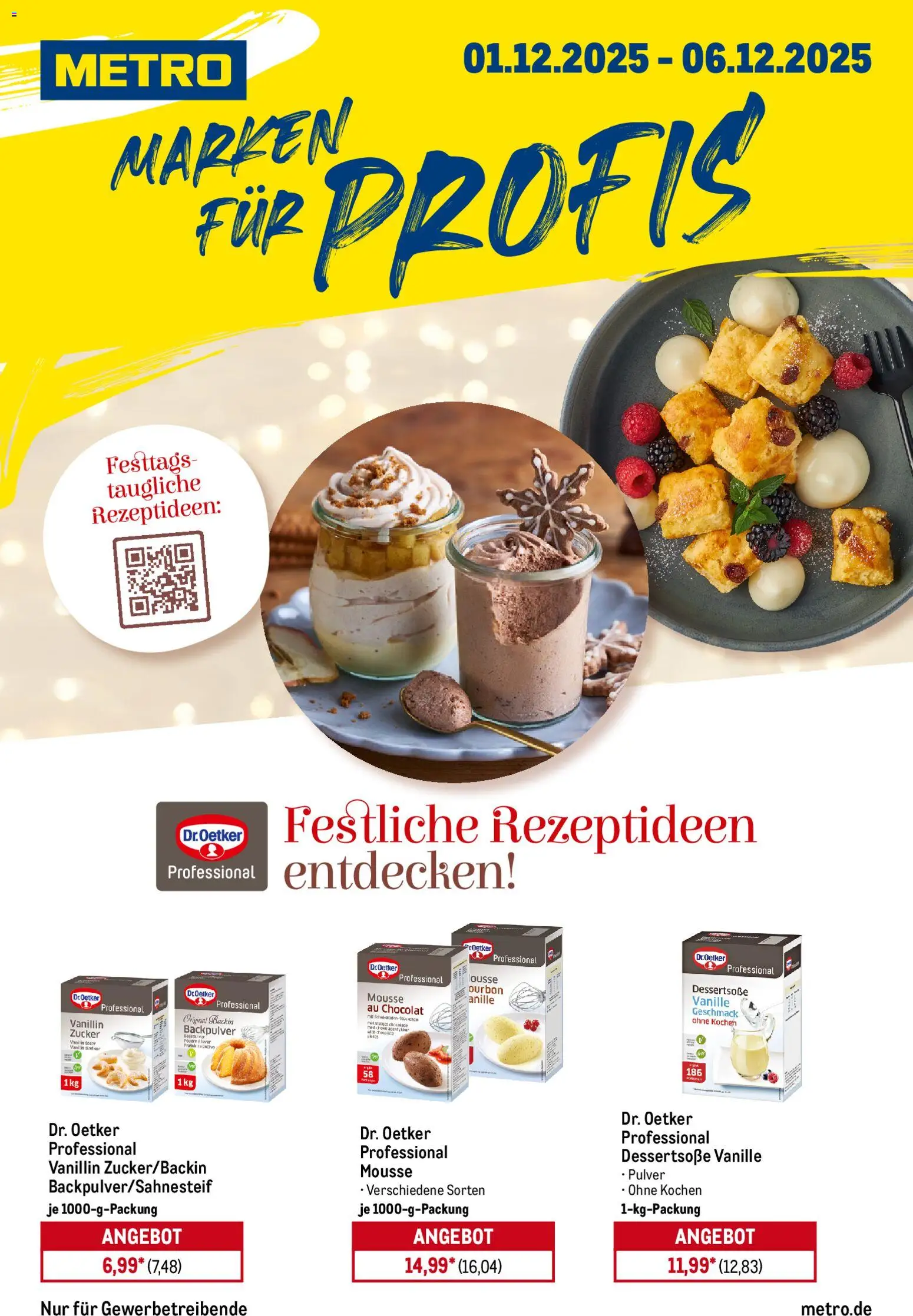 Metro Starke Marken Profis – gültig ab 01.12.2025 | Seite: 1 | Produkte: Zucker