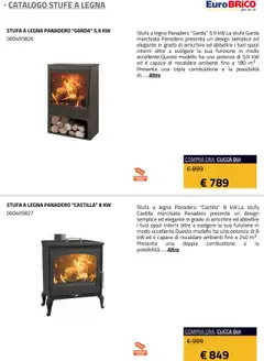 Anteprima del volantino Eurobrico Stufe a Legna catalogo valido a partire dal 23.07.2025 | Pagina: 10