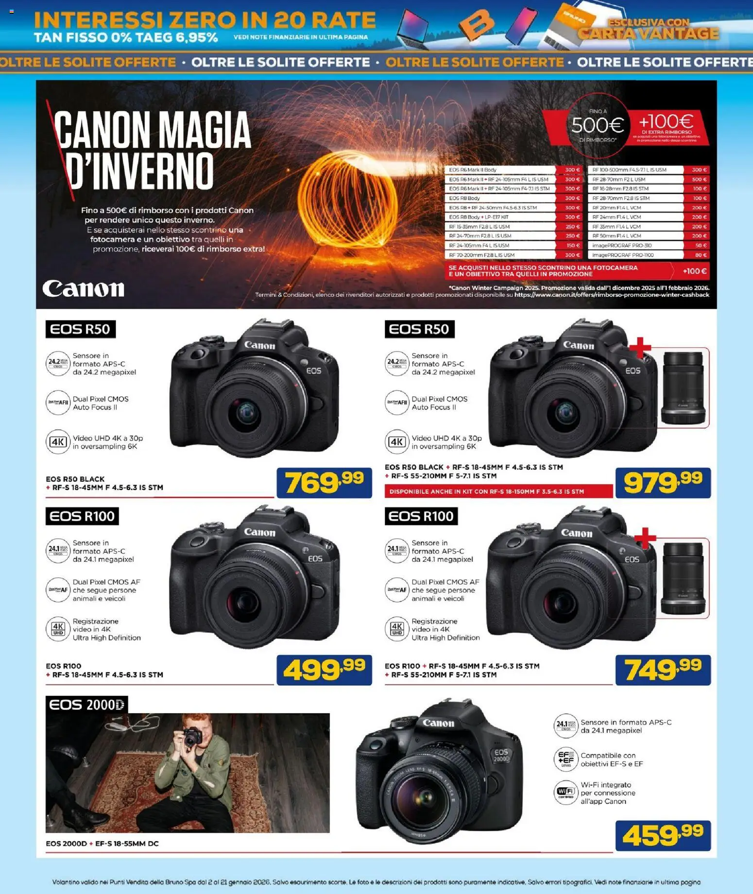Volantino BRUNO del 02.01.2026 | Pagina: 35 | Prodotti: Video, Fotocamera