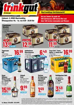 Trinkgut - trinkgut: Wochenangebote ab 13.10.2025 gültig