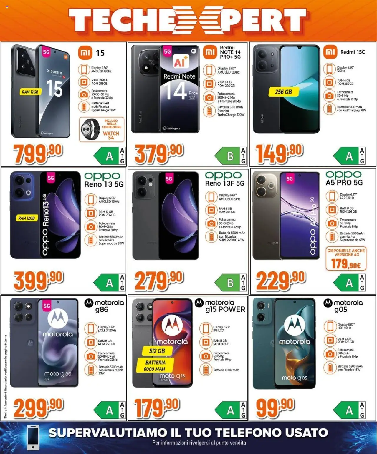 Volantino Expert del 11.09.2025 | Pagina: 29 | Prodotti: Xiaomi, Telefono, Fotocamera, Batteria