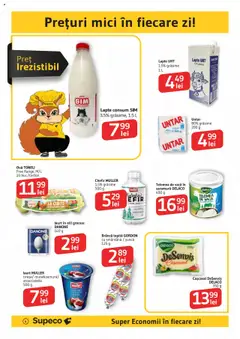 Noul catalog Supeco – valabil de la 04.09.2025 | Pagină: 4 | Produse: Mici, Brânză, Ouă, Șuncă