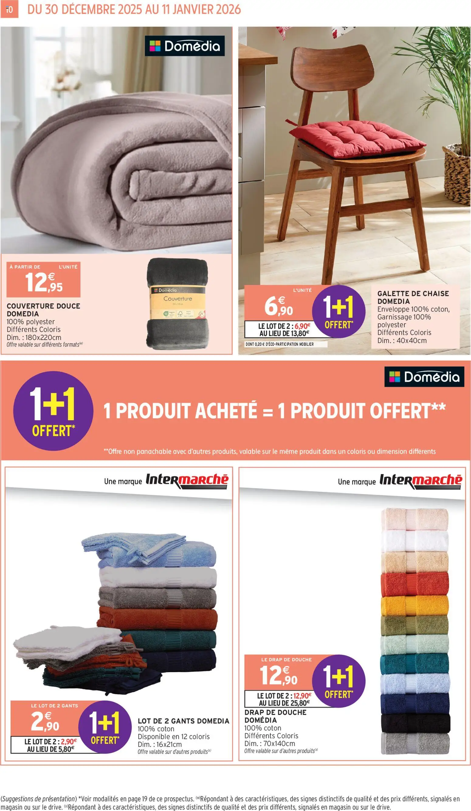 {H1} | Page: 10 | Produits: Coton, Couverture, Douche, Gants