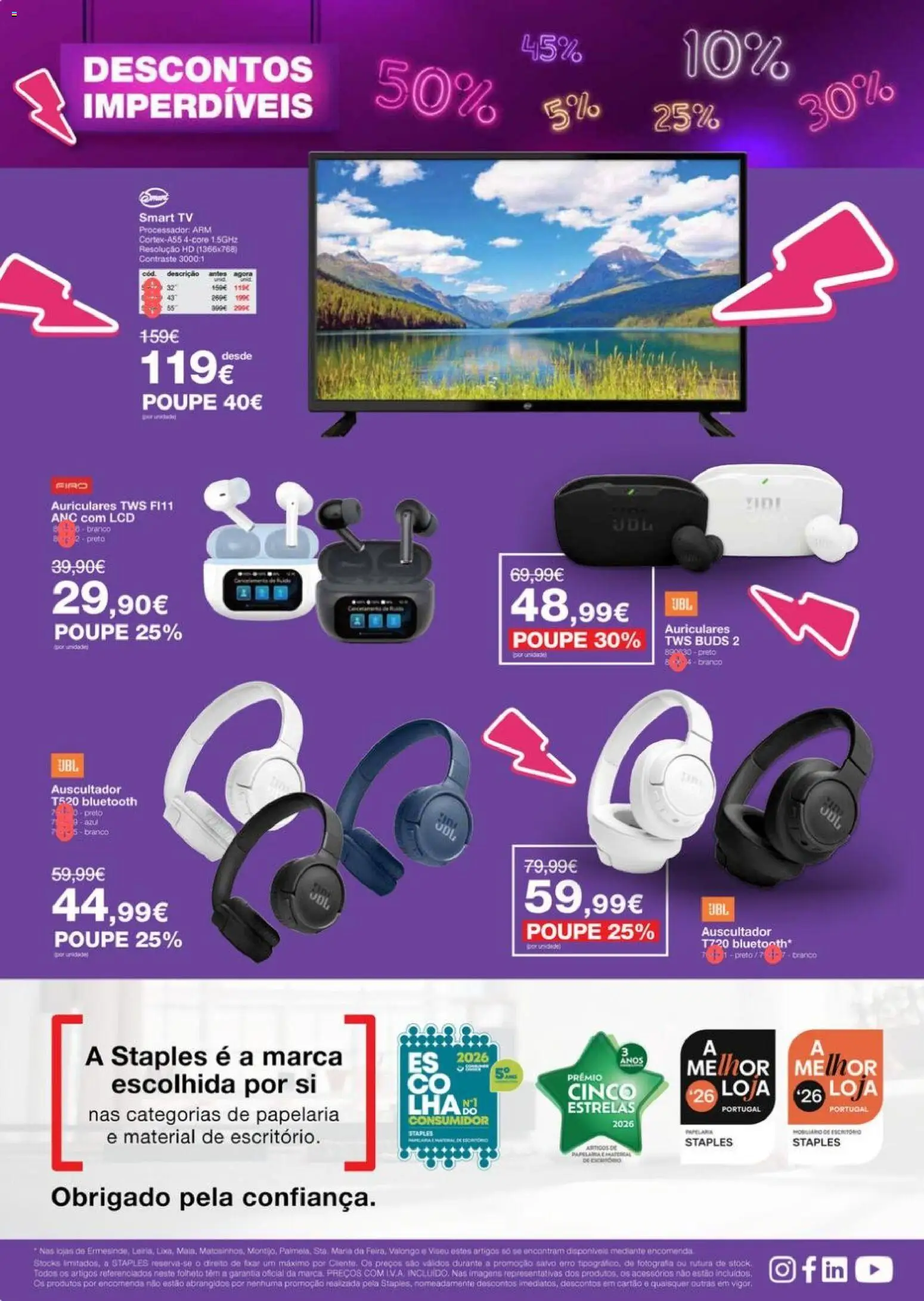 Staples - Descontos Imperdíveis │ válido de 09.03.2026 | Página: 16