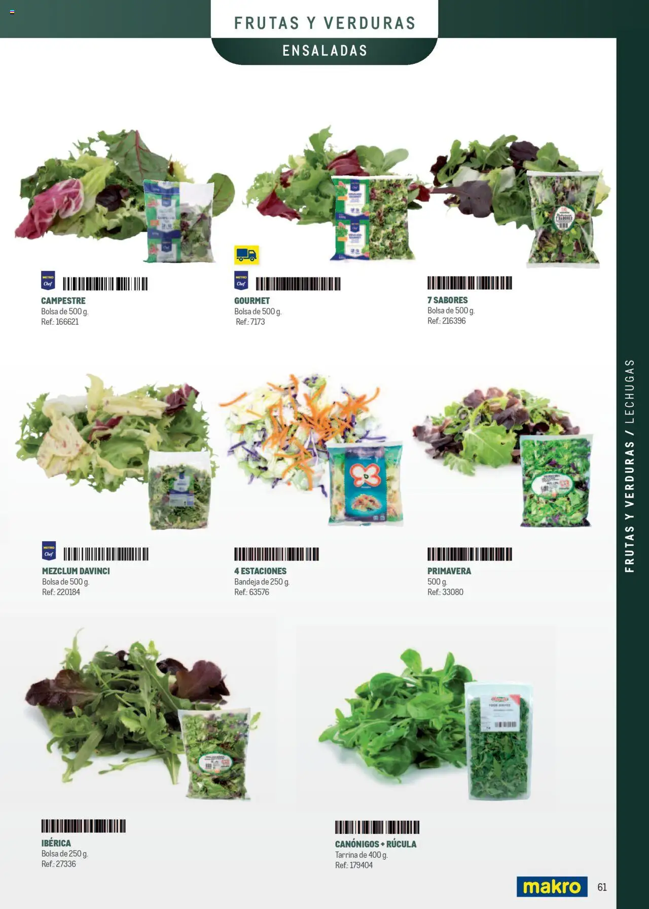 Makro - Especia Carta Prat │ válido desde el 08.04.2025 | Página: 61 | Productos: Bolsa, Bandeja