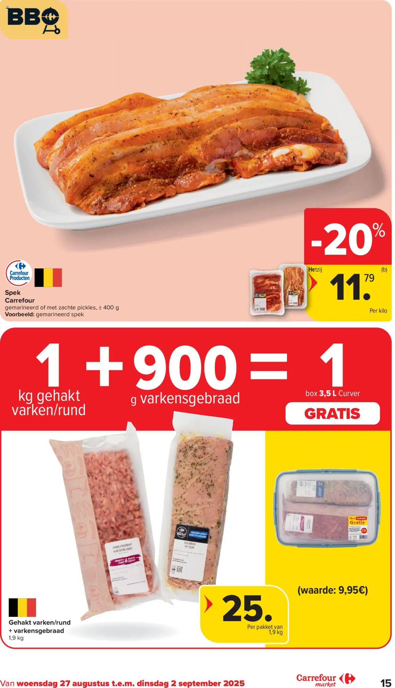 | Pagina: 15 | Producten: Gehakt, Box