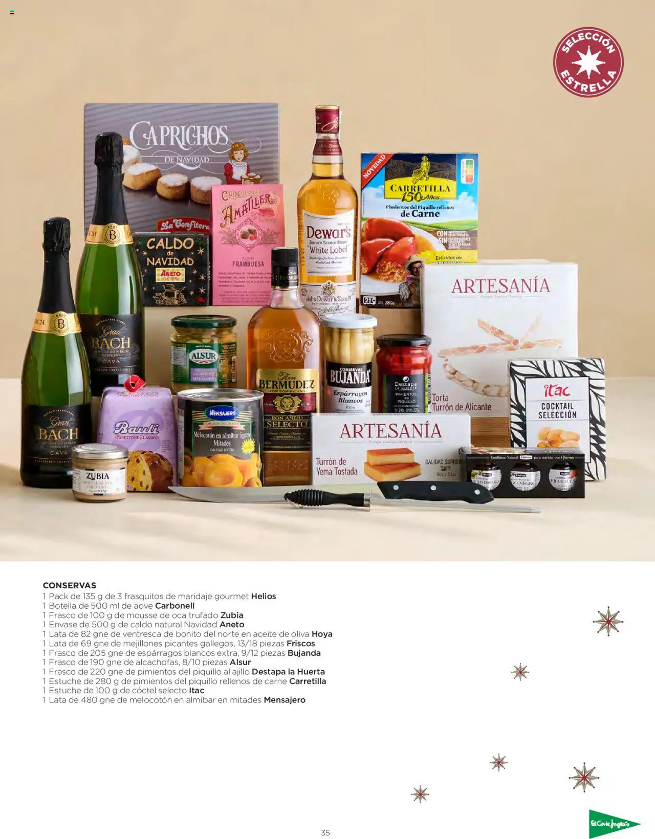 El Corte Inglés ofertas │ válido desde el 06.10.2025 | Página: 35 | Productos: Aceite, Chocolate, Νερό καρύδας, Aceite de oliva