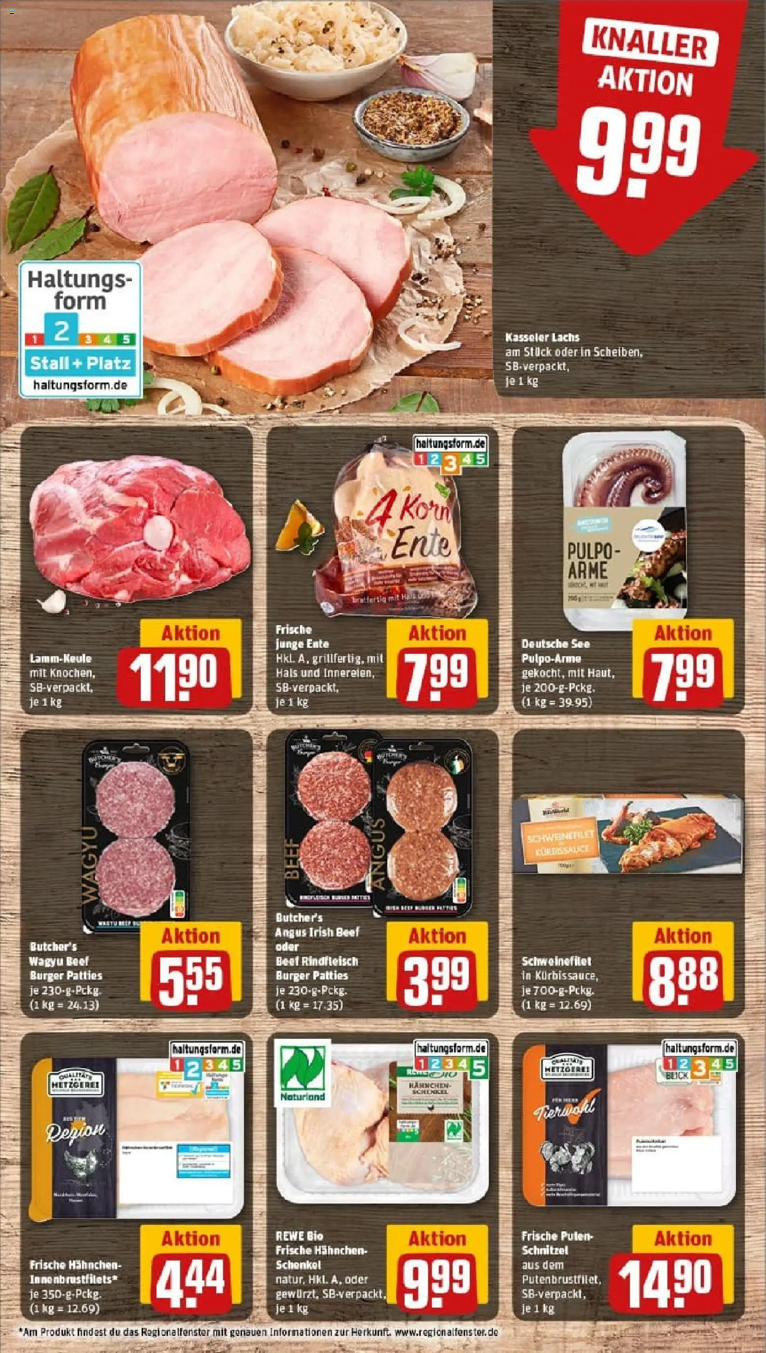 Rewe prospekt Willingen / Usseln	 – gültig ab 26.10.2025 | Seite: 10 | Produkte: Hahnchen, Burger, Schnitzel, Rindfleisch