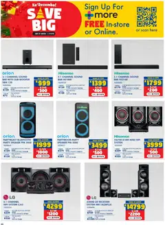 Russells specials catalogue – valid from 02.12.2025 | Page: 22 | Products: Speaker, Subwoofer