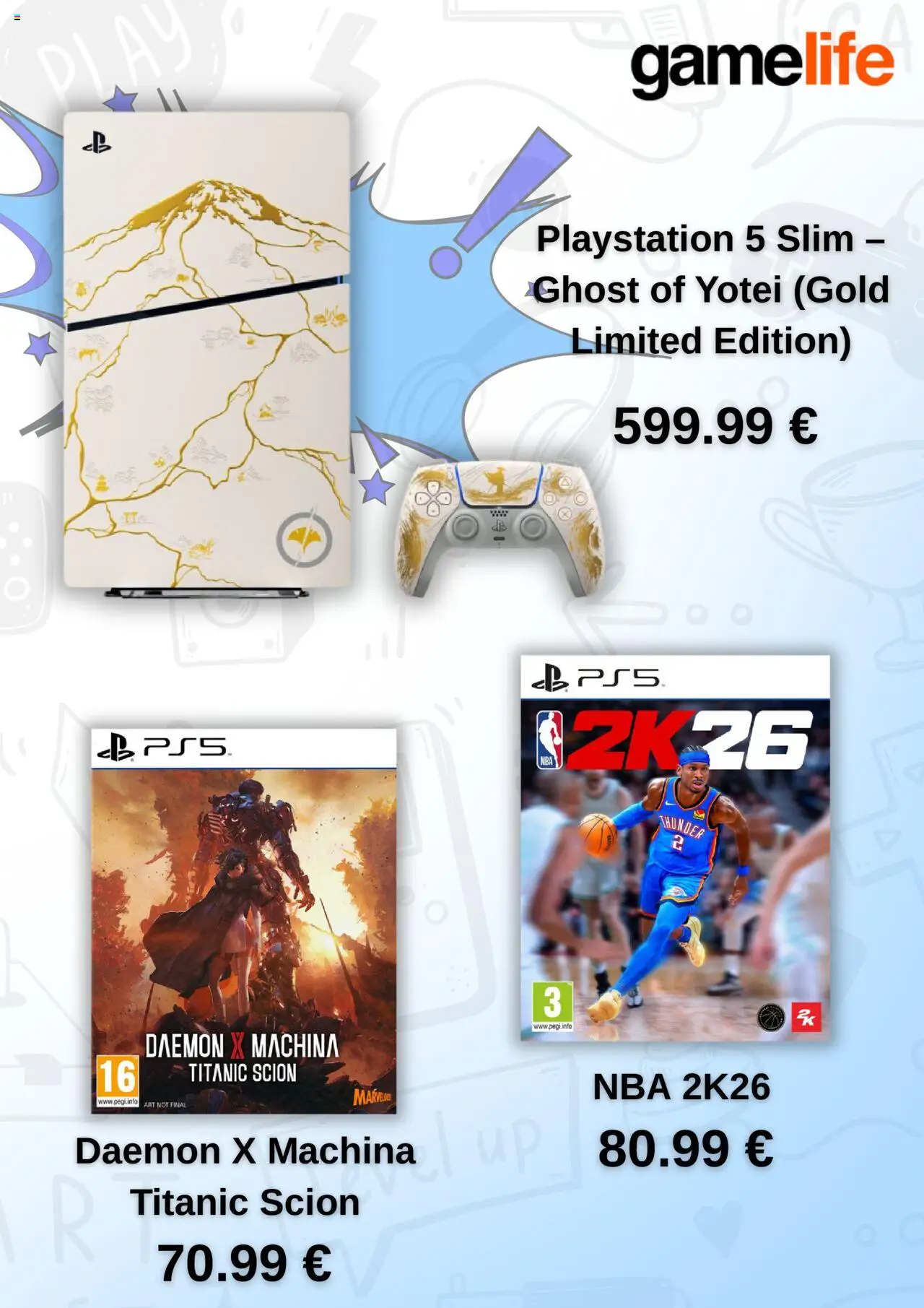 Volantino Gamelife del 15.09.2025 | Pagina: 2 | Prodotti: Playstation