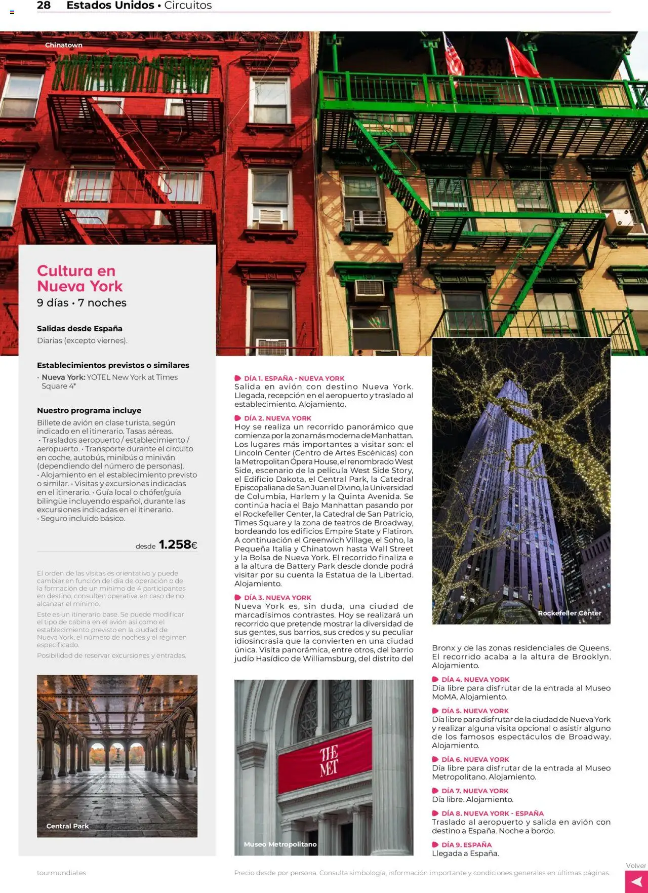 Viajes El Corte Inglés - Norteamérica y Caribe 2025 │ válido desde el 01.01.2025 | Página: 28 | Productos: Bolsa