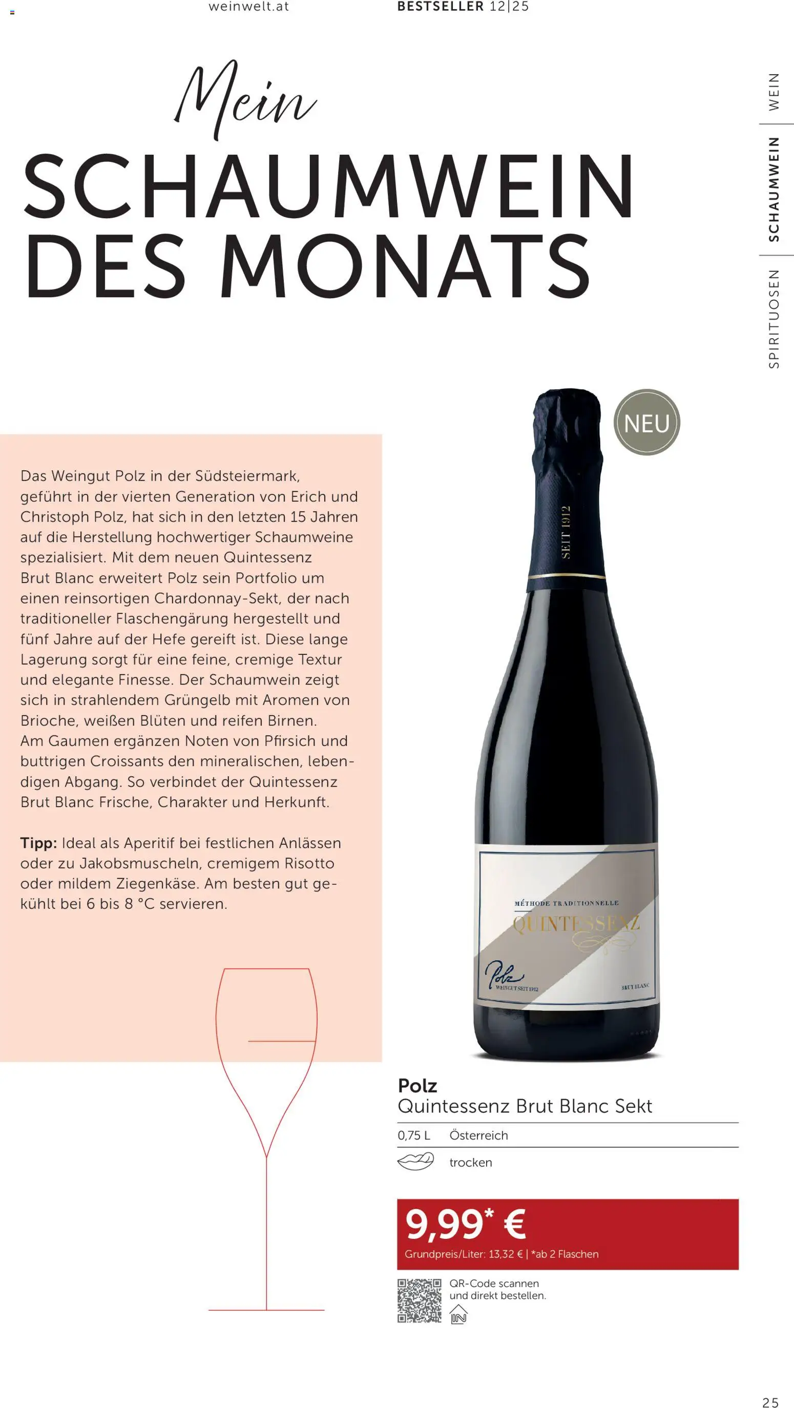 Interspar Wein Welt gültig ab 20.11.2025 | Seite: 25 | Produkte: Pfirsich, Wein