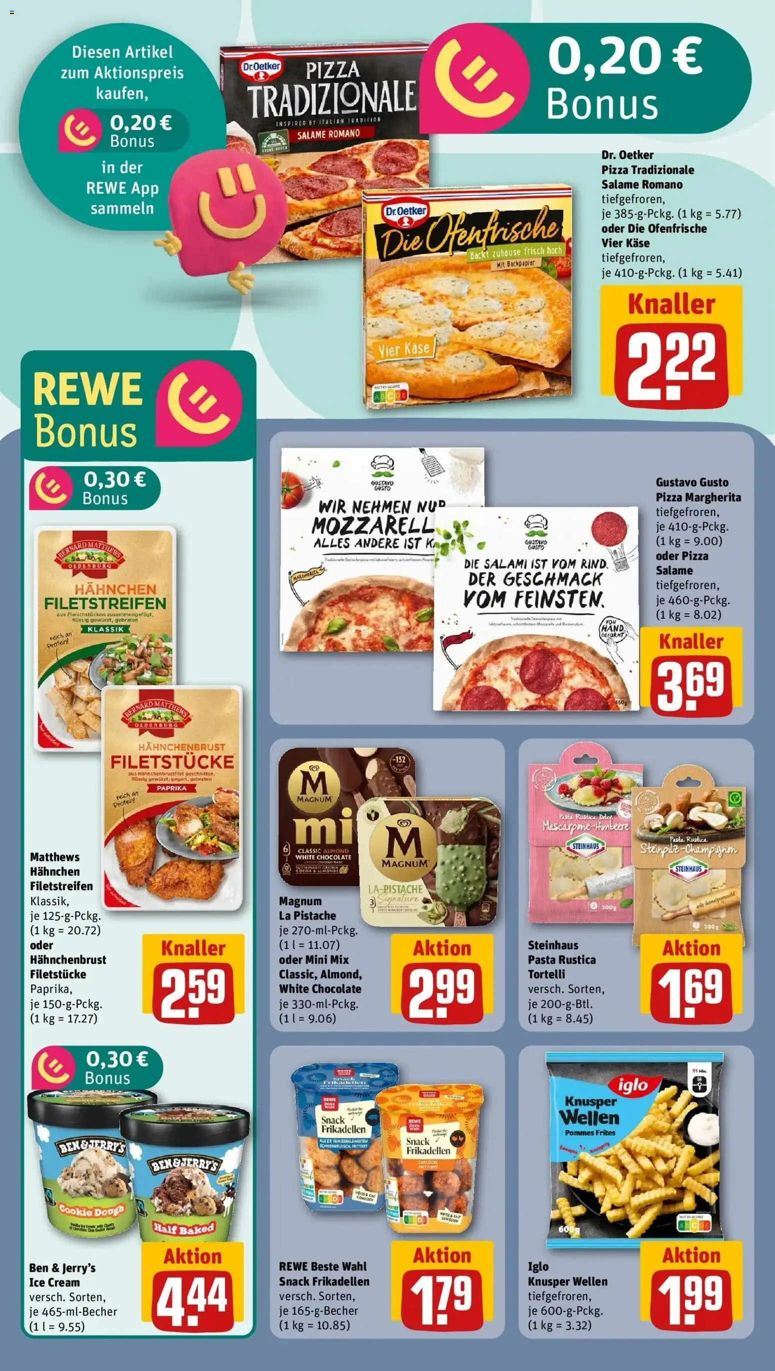 Rewe Prospekt Berlin / Mitte	 – gültig ab 05.04.2026 | Seite: 14 | Produkte: Gustavo gusto, Pommes, Ofenfrische, Pasta