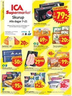 ICA Supermarket - Skurup - Förhandsvisning av reklamblad från butik ICA Supermarket aktuell från 09.03.2026