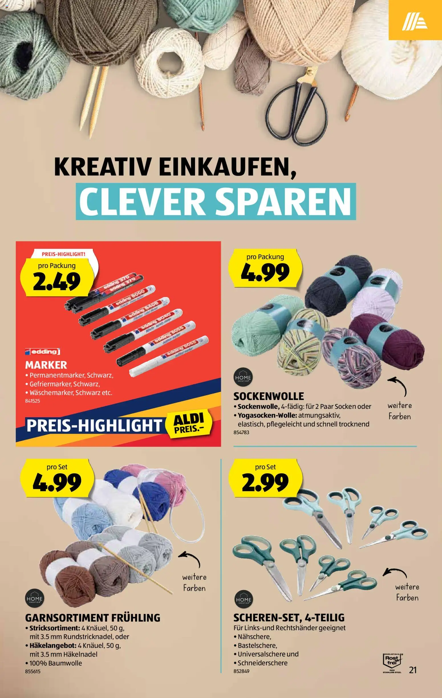 Aldi Aktionen – gültig ab 22.01.2026 | Seite: 22 | Produkte: Socken