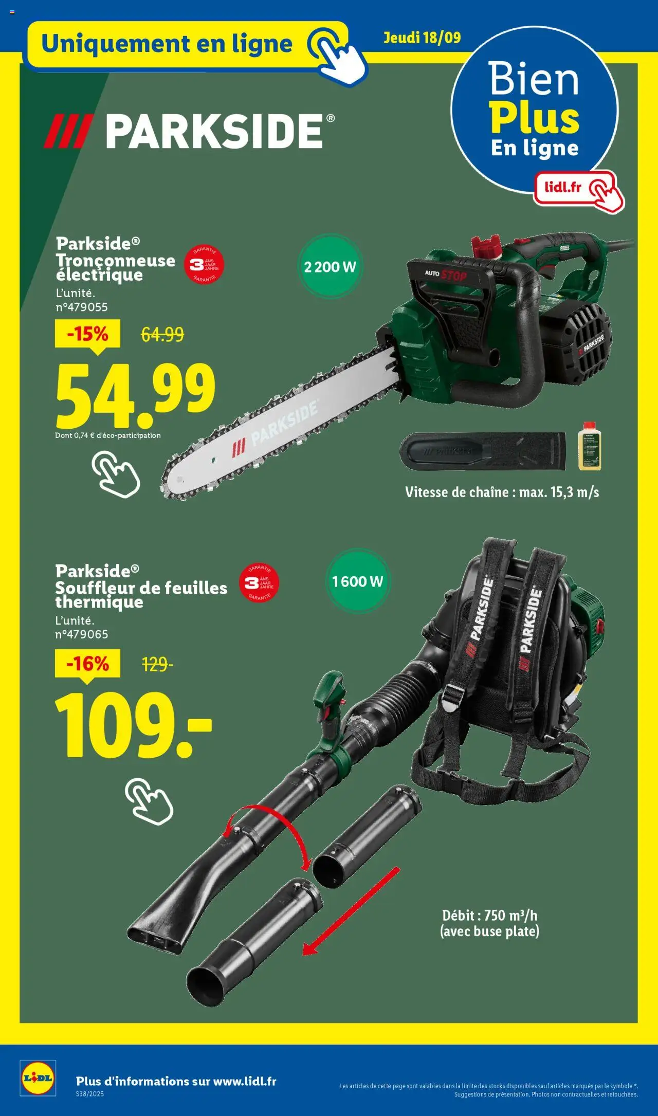  | Page: 32 | Produits: Tronçonneuse, Tronçonneuse electrique