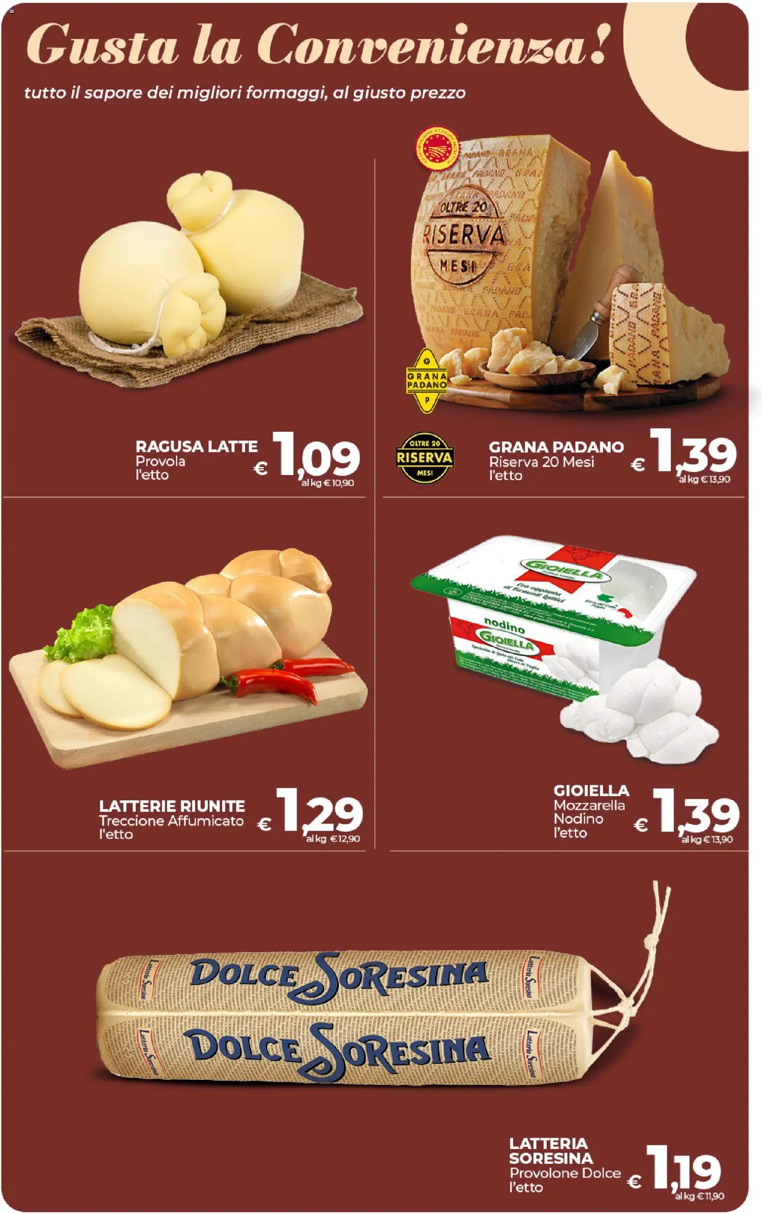 Volantino COOP del 17.01.2026 | Pagina: 10 | Prodotti: Provolone, Latte, Provola, Batteria
