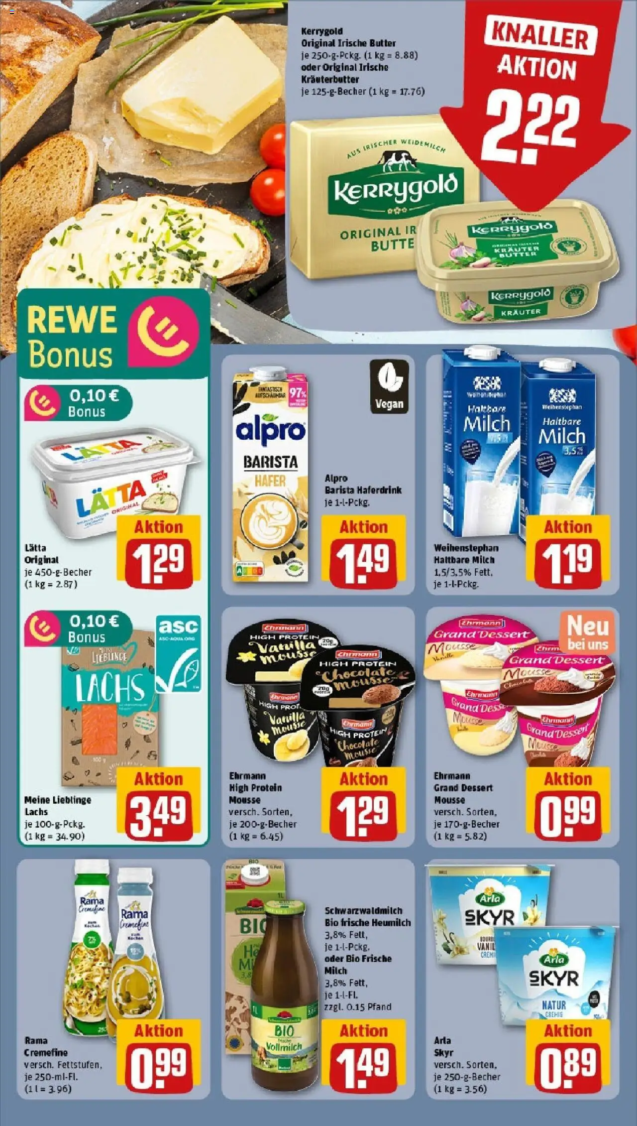 Rewe prospekt Lüdinghausen	 - gültig ab dem 15.06.2025 | Seite: 11 | Produkte: Tisch, Haltbare milch, Alpro, Lätta
