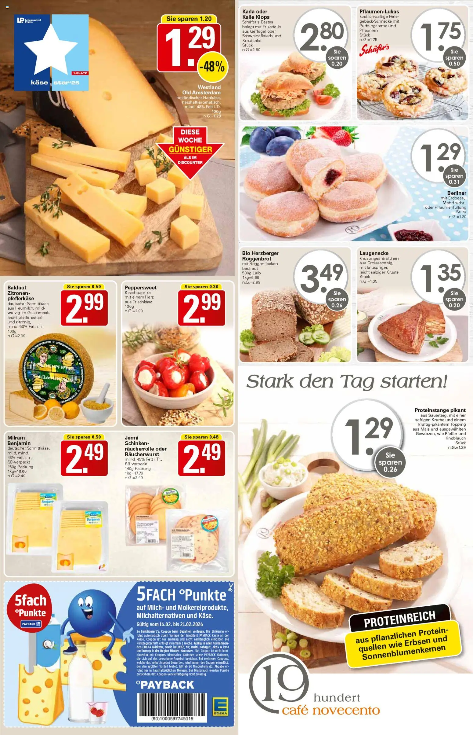 WEZ Prospekt – gültig ab 16.02.2026 | Seite: 3 | Produkte: Milch, Käse, Pfeffer, Zitronen