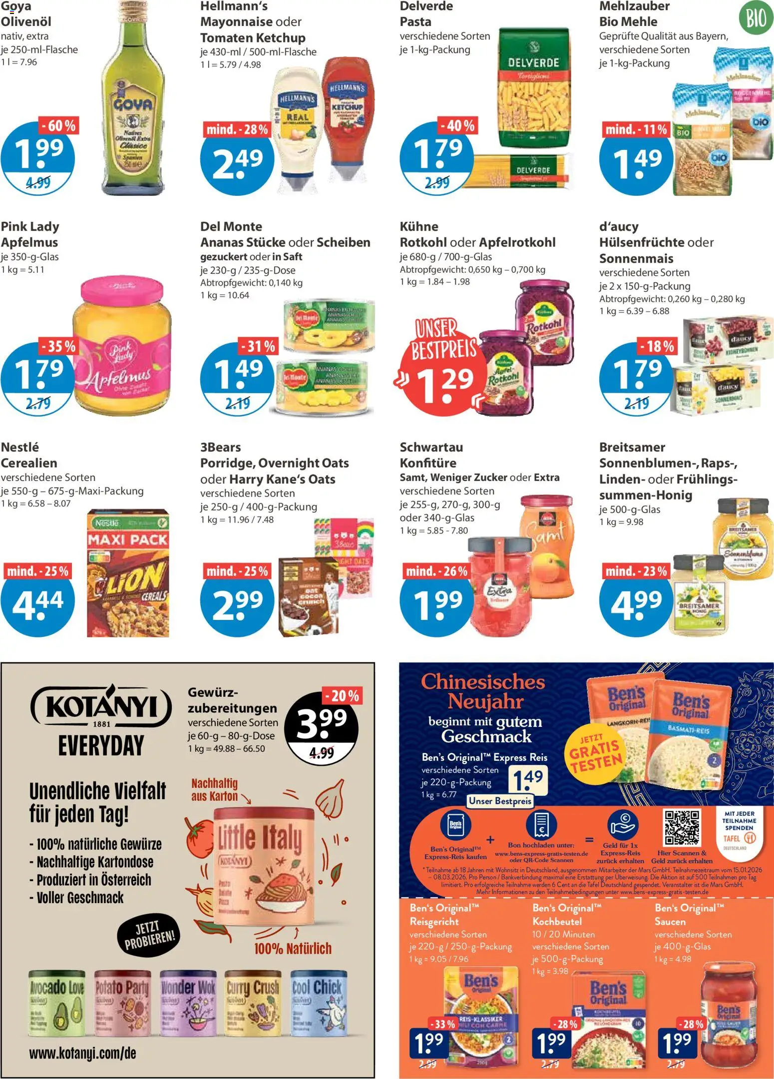 V-Markt - Hallertau / Oberpfalz – gültig ab 15.01.2026 | Seite: 7 | Produkte: Rotkohl, Mars, Mayonnaise, Ketchup